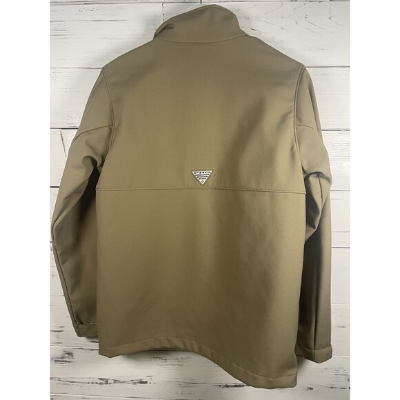Columbia Jacket Men’s Small Tan PHG Ascender II Softshell Full Zip Camo Hunting - Picture 10 of 11